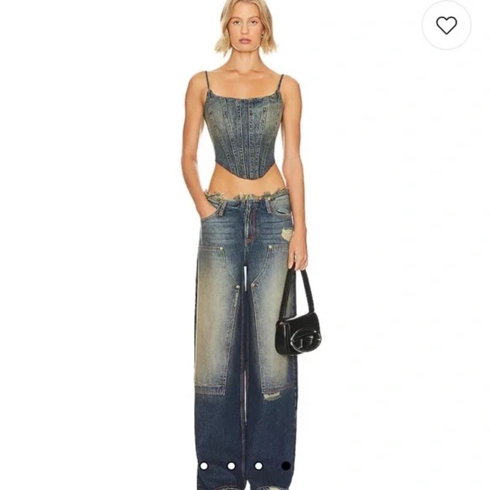 H:ours Tati Baggy Pant in Dark Indigo